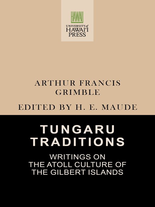 Cover image for Tungaru Traditions